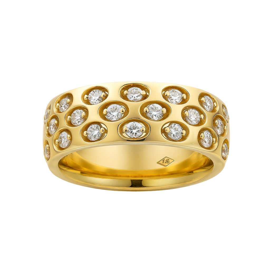 Bague Large Diamants