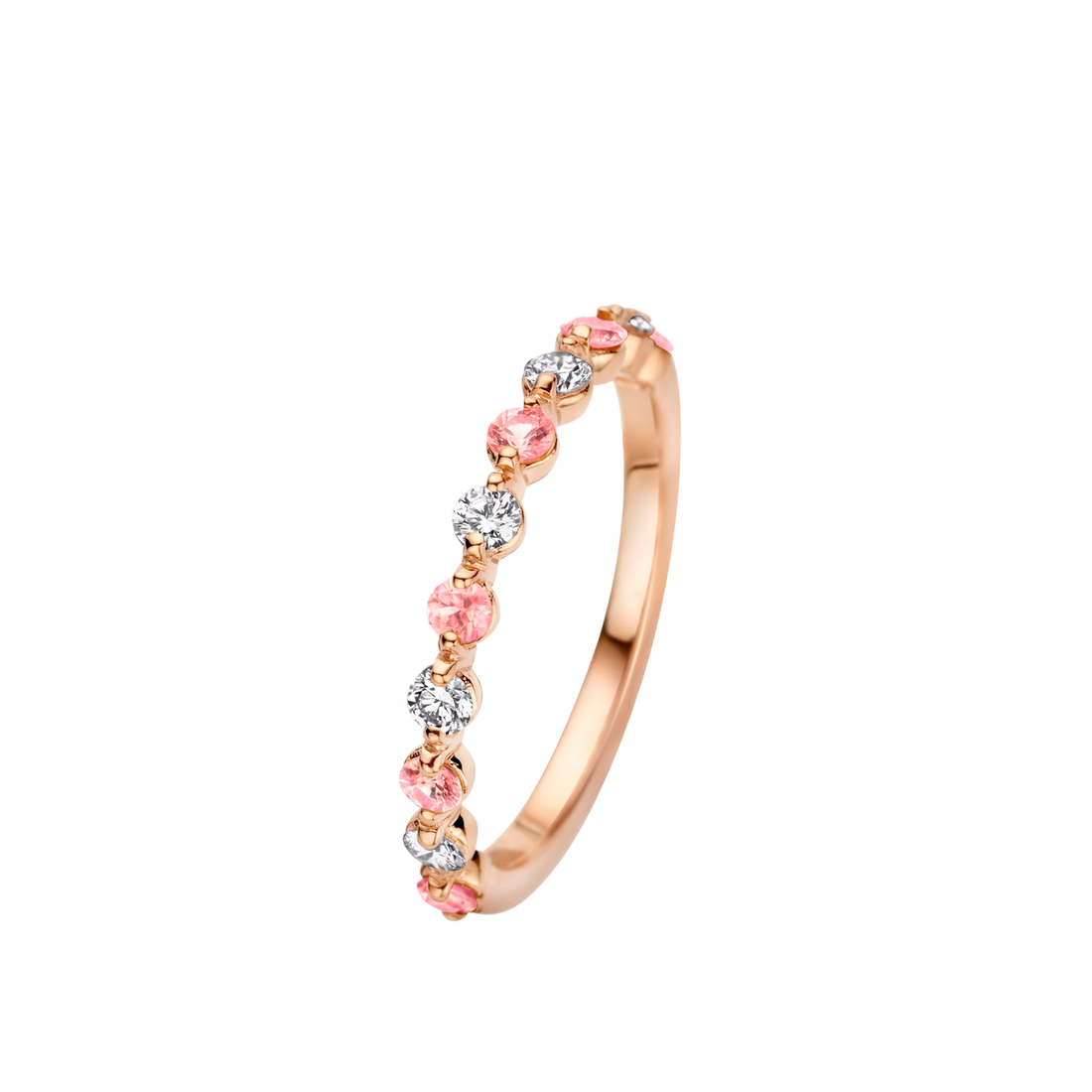 Bague Diamants & Saphirs