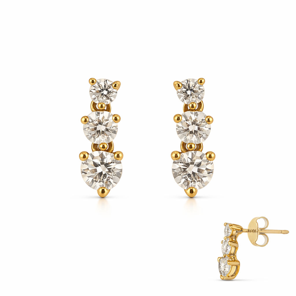 Boucles diamants