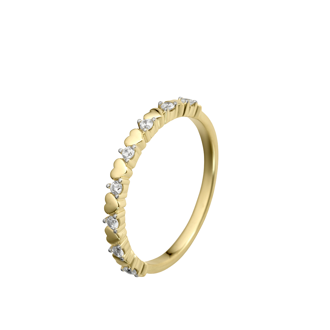 Bague coeurs et diamants - Bijouterie Aurea｜Morges