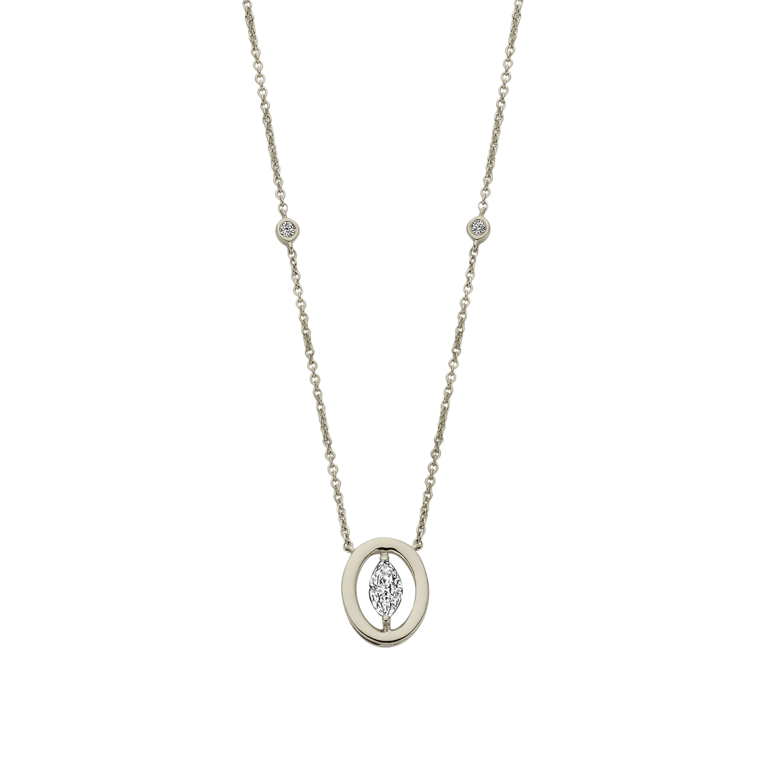 Collier Pendentif Ovale