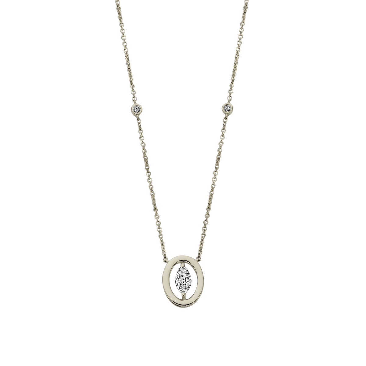 Collier Pendentif Ovale