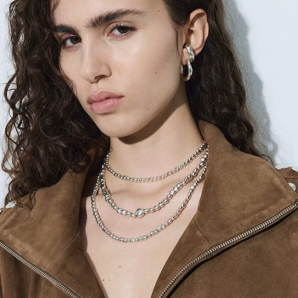Collier Mini Pepita Argent