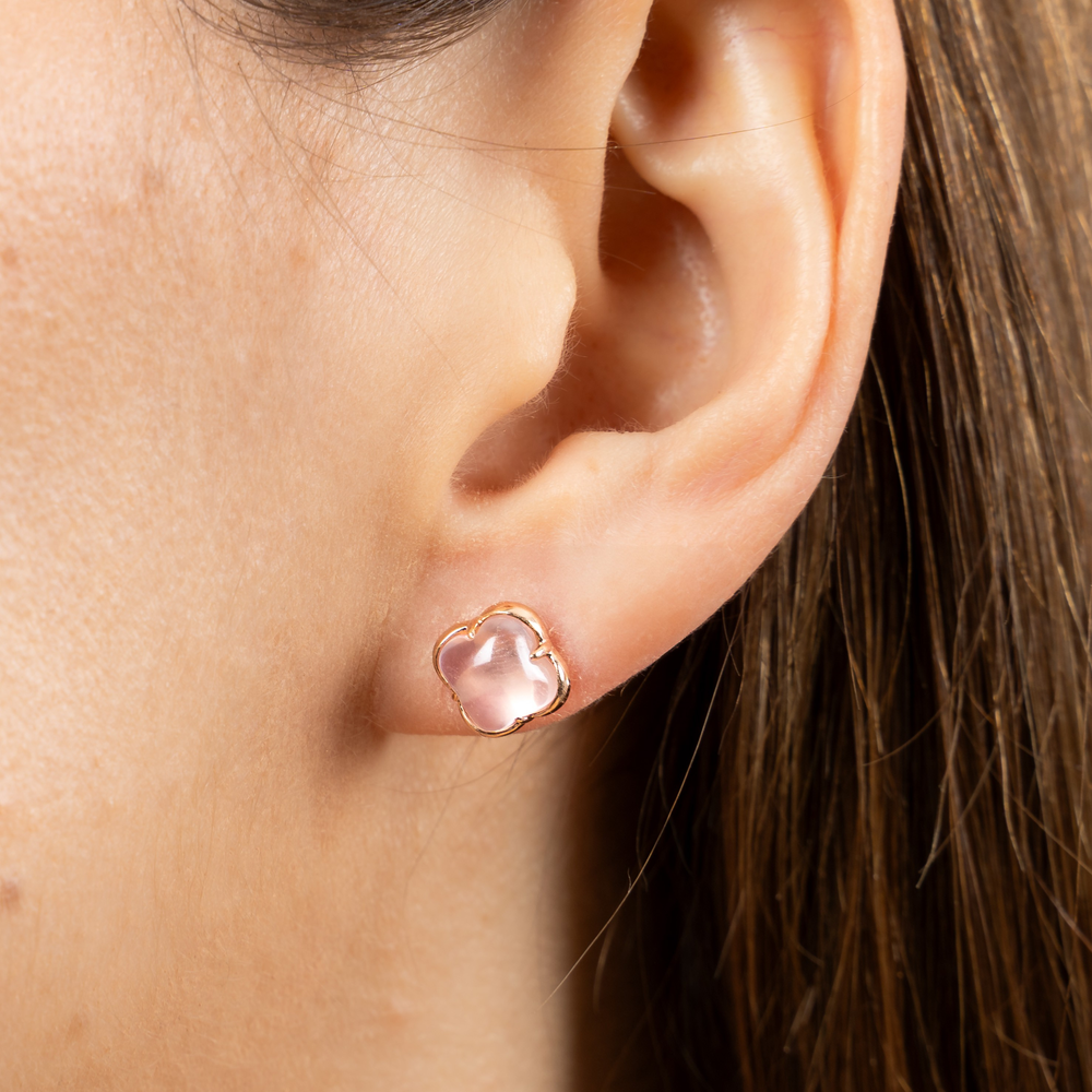 Puces, Quartz Rose, Or Rose