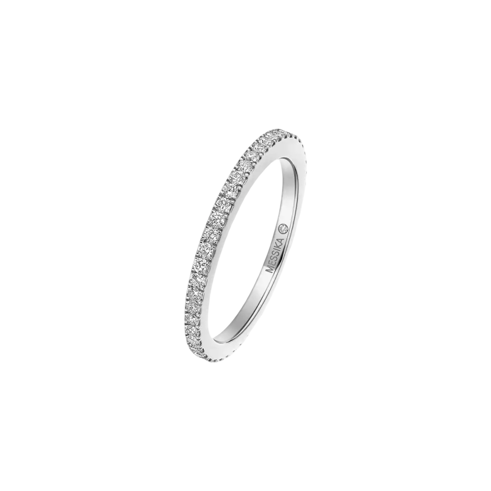 Alliance Joy Bague Diamant Or Blanc