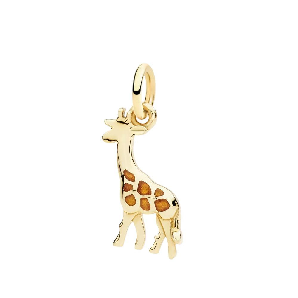 Pendentif Girafe Or Jaune