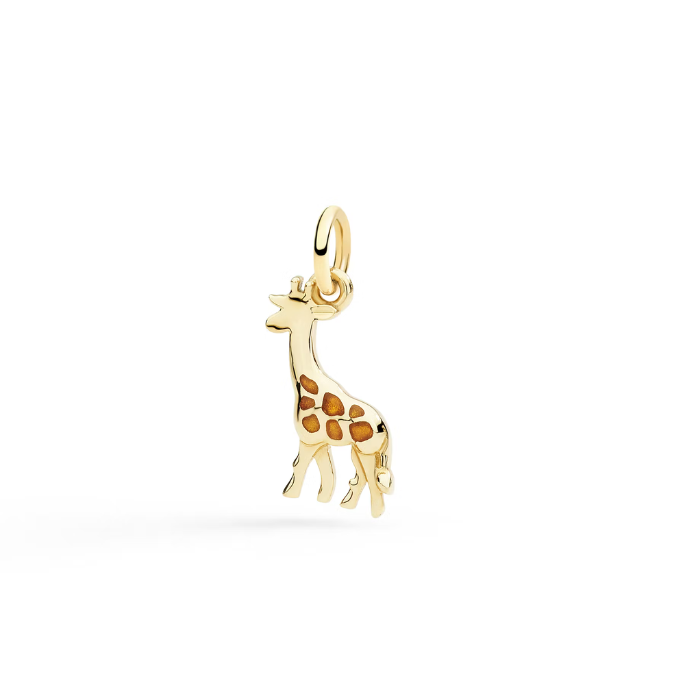 Pendentif Girafe Or Jaune