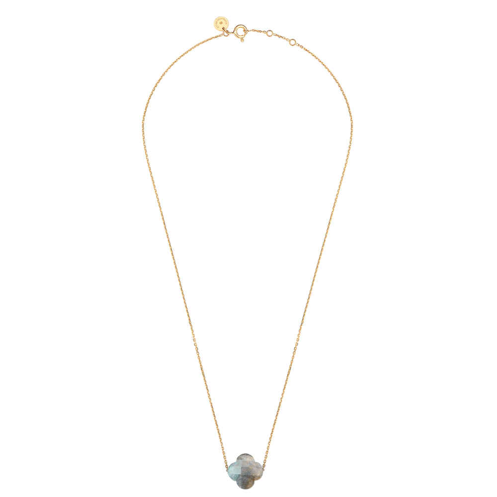 Collier, Labradorite, Or Jaune