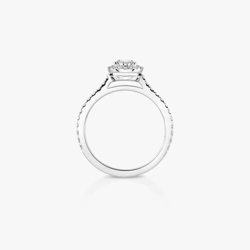 Bague solitaire Joy taille poire, moyen modèle