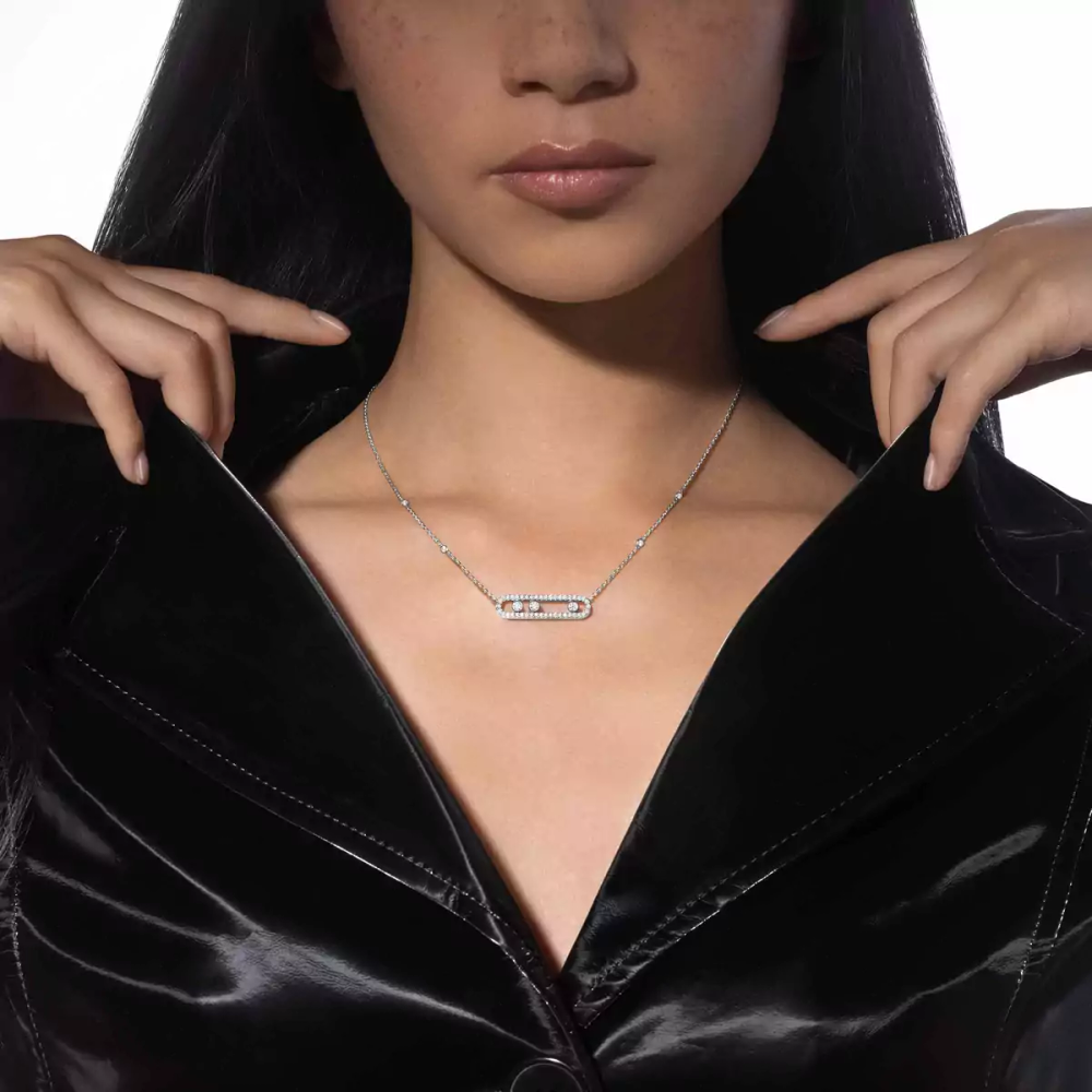 Collier Move Classique pavé, grand modèle