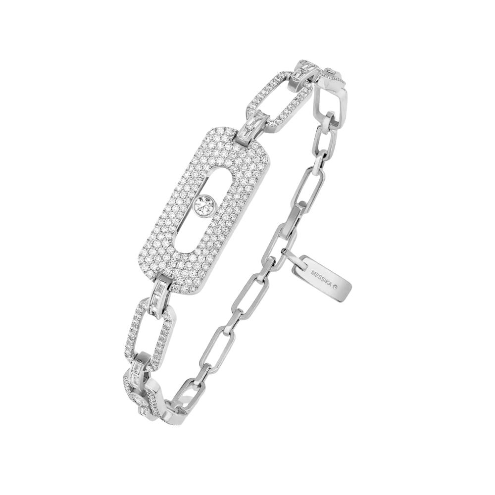 Bracelet chaîne Move Link pavé - Bijouterie Aurea｜Morges