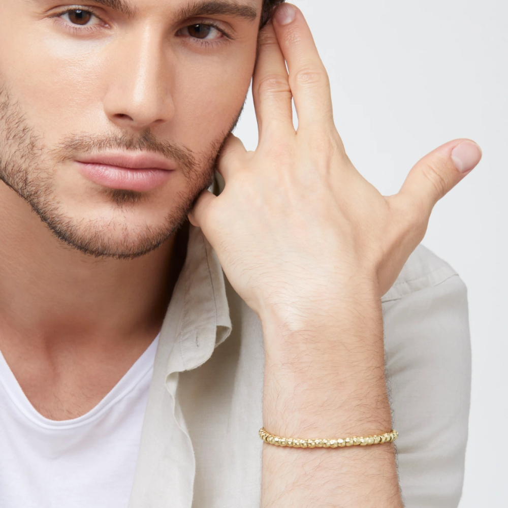 Bracelet Granelli Or Jaune - Bijouterie Aurea｜Morges