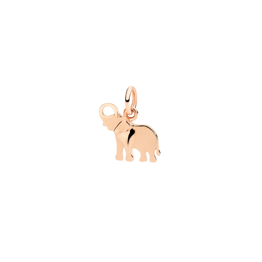 Pendentif Éléphant Or Rose
