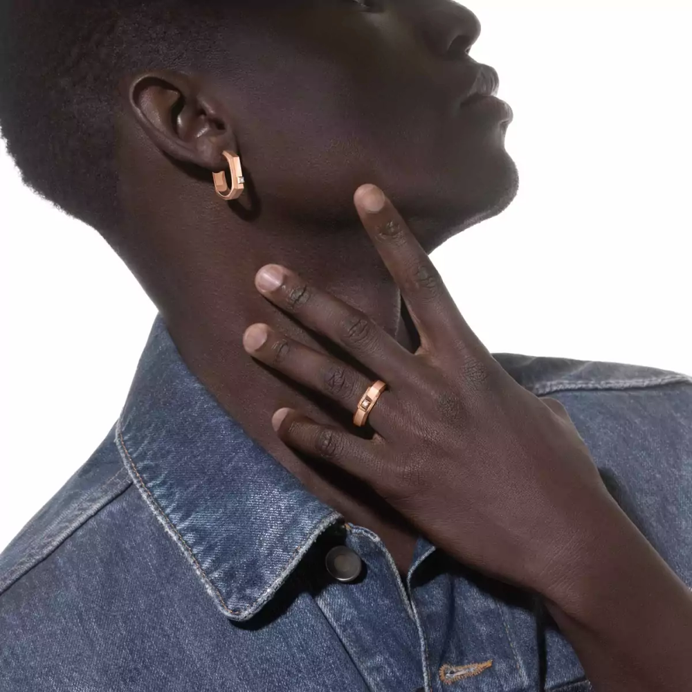Mono boucle d'oreille Moderniste, moyen modèle
