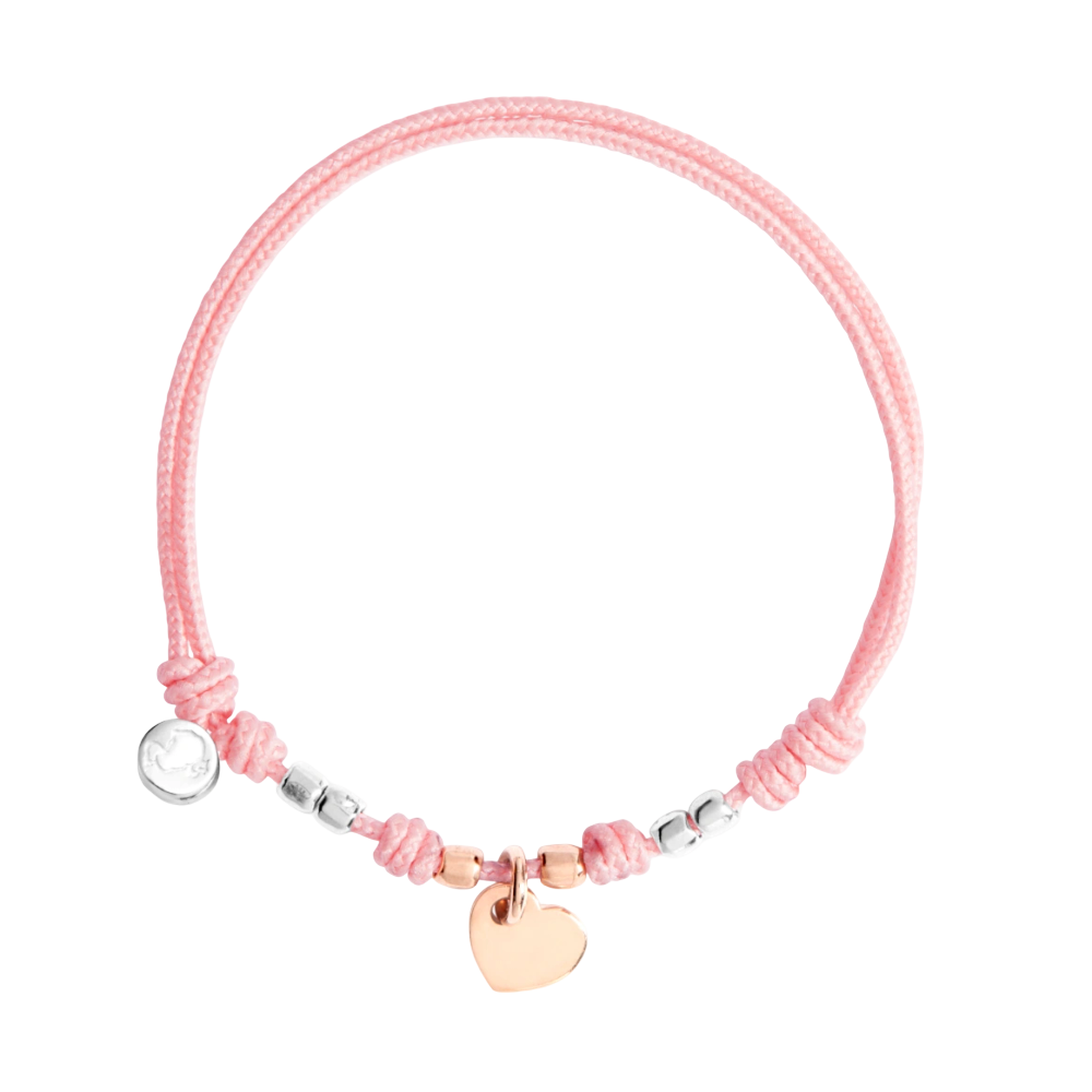 Bracelet Cordon Mini Cœur