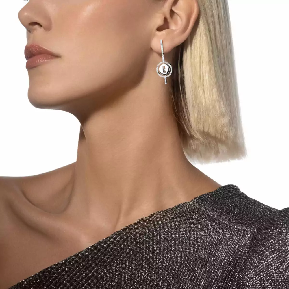 Boucles d'oreilles pendantes Lucky Move - Bijouterie Aurea｜Morges