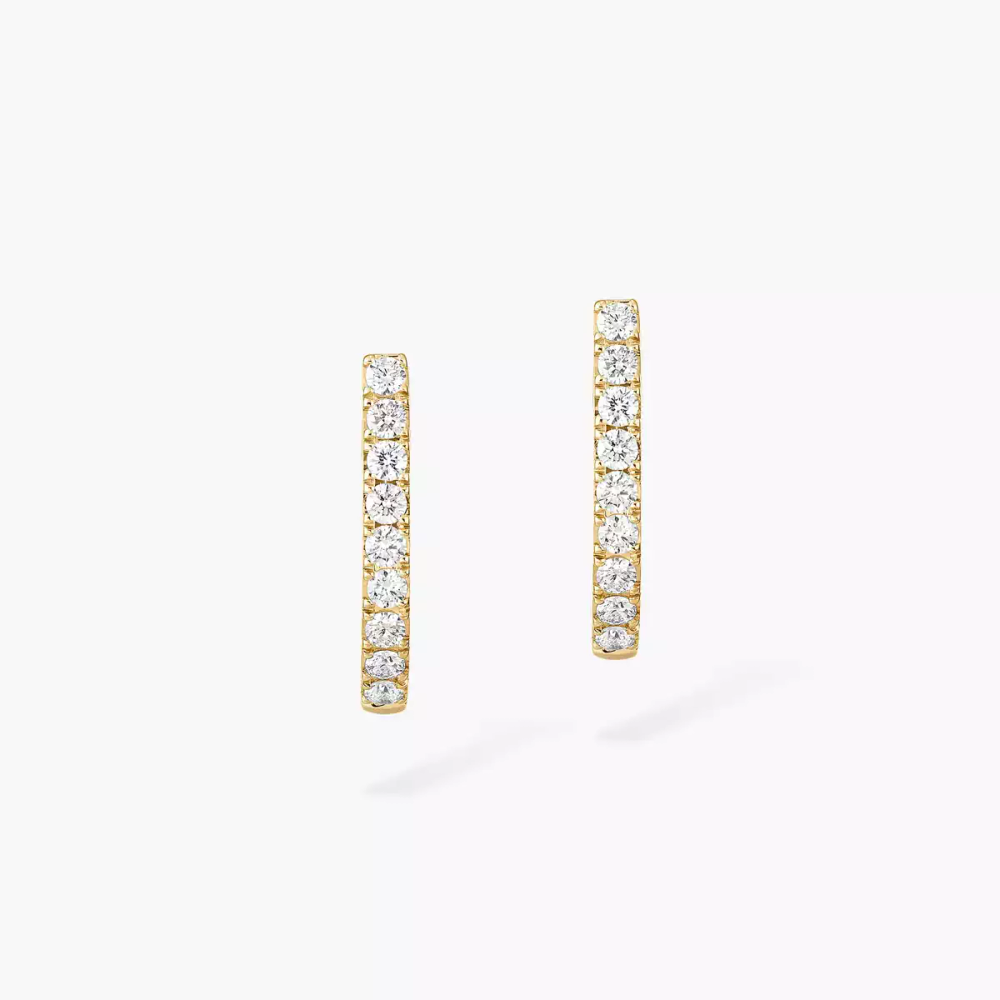 Boucles d'oreilles créoles Gatsby, petit modèle