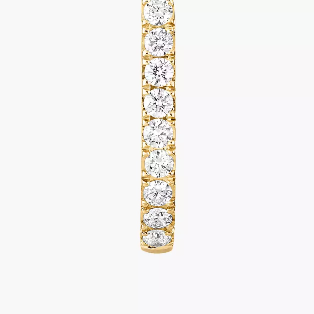 Boucles d'oreilles créoles Gatsby, petit modèle