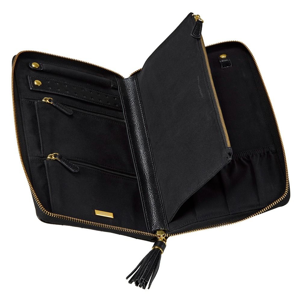 Pochette à bijoux Lauren Noire Wolf - Bijouterie Aurea｜Morges