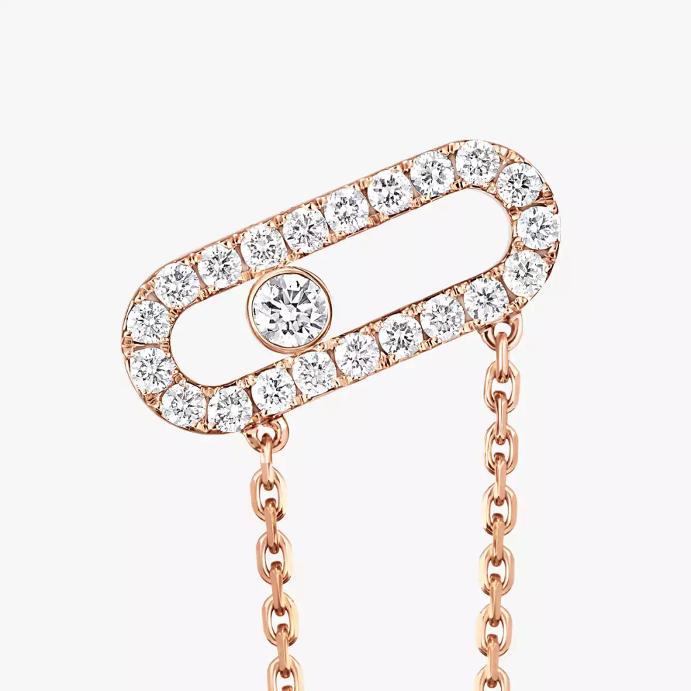 Boucles d'oreilles asymétriques Move Uno