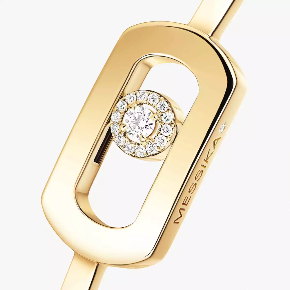 Bracelet jonc So Move Bracelet jonc diamant en or jaune So Move
