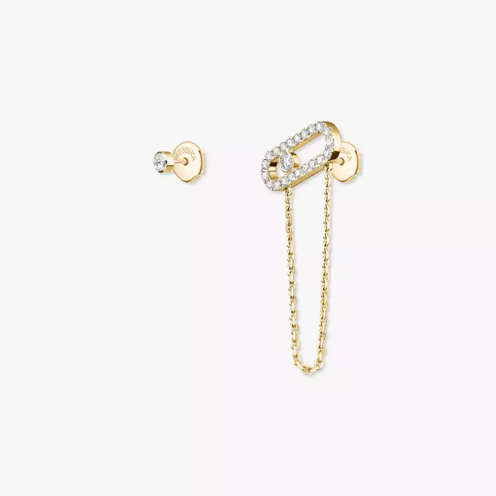 Boucles d'oreilles asymétriques Move Uno