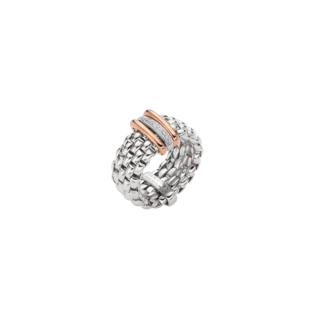 Bague Panorama Or Blanc