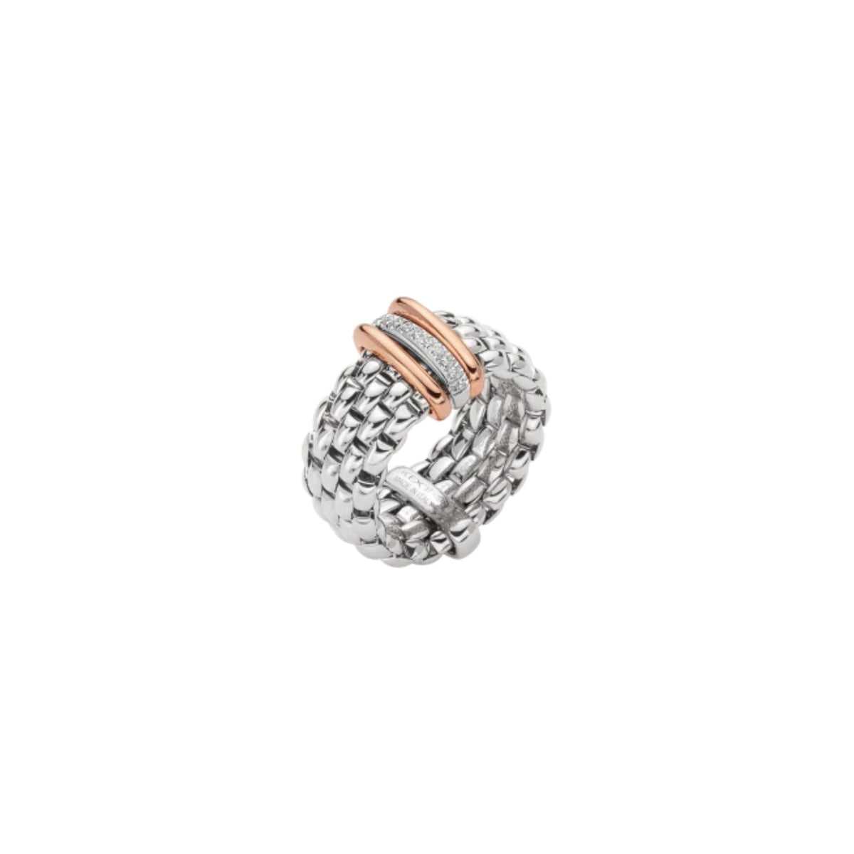 Bague Panorama Or Blanc