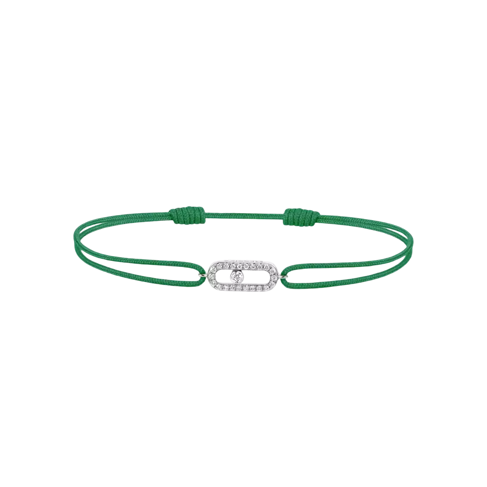Bracelet cordon Move Uno vert