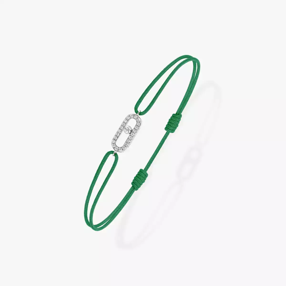 Bracelet cordon Move Uno vert