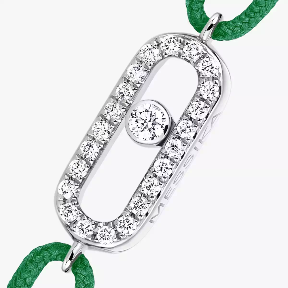 Bracelet cordon Move Uno vert