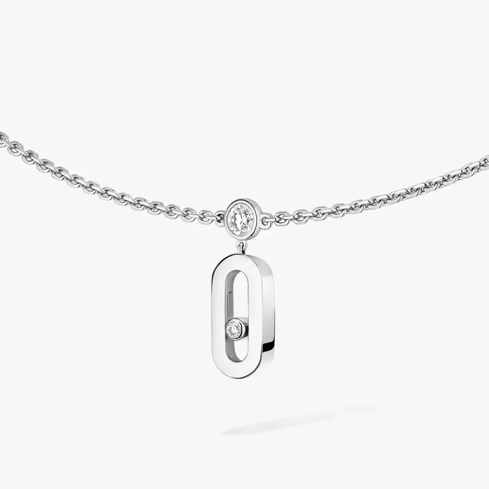 Collier choker pampille Move Uno Collier Diamant Or Blanc