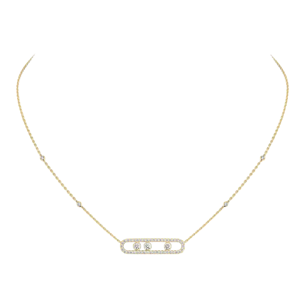 Collier Move Classique pavé, grand modèle