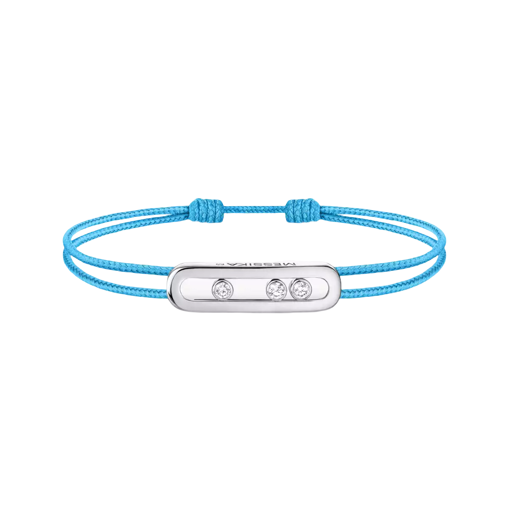 Bracelet cordon Messika Care(s) turquoise
