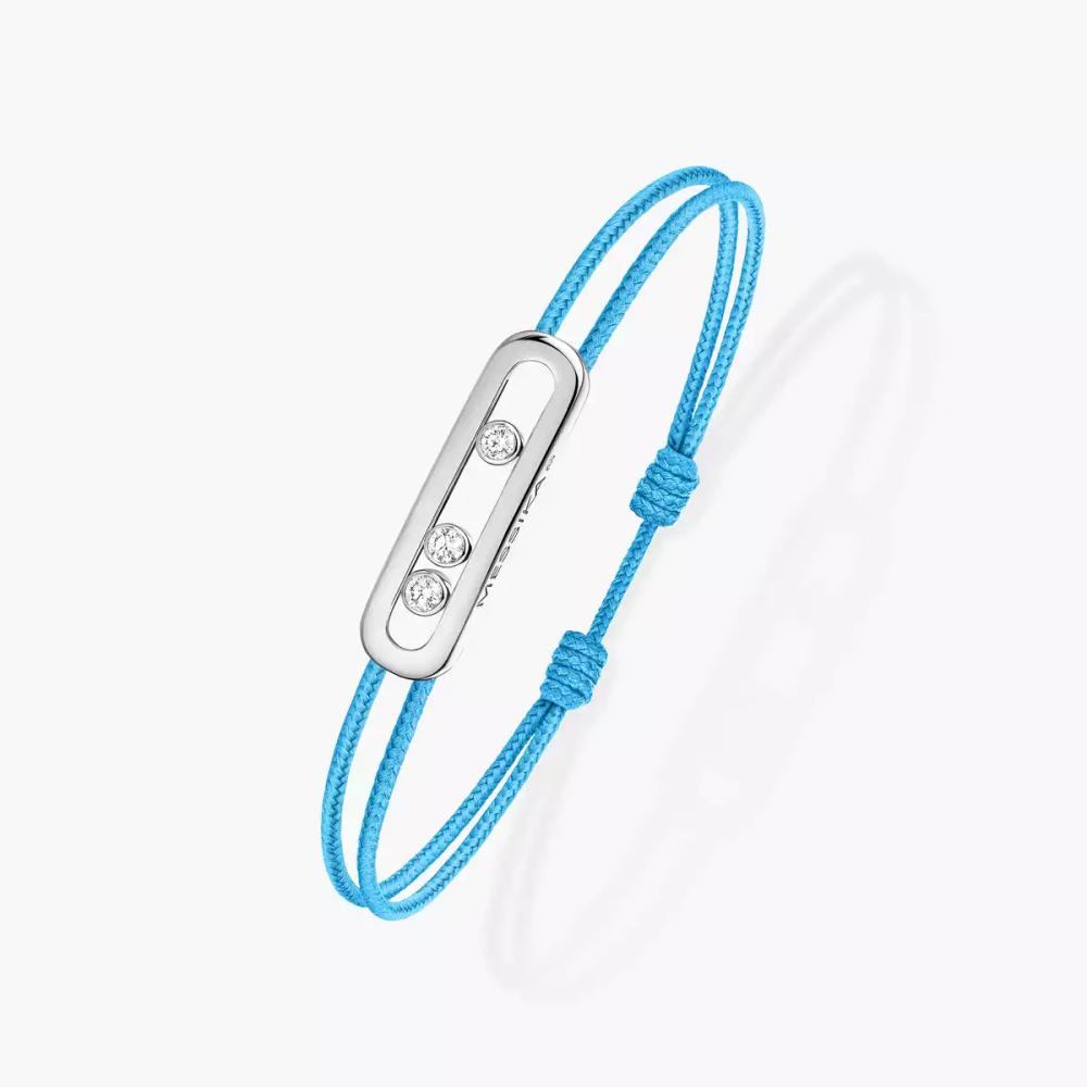 Bracelet cordon Messika Care(s) turquoise