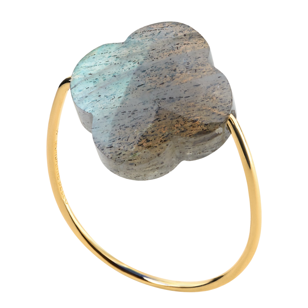 Bague, Labradorite, Or Jaune - Bijouterie Aurea｜Morges