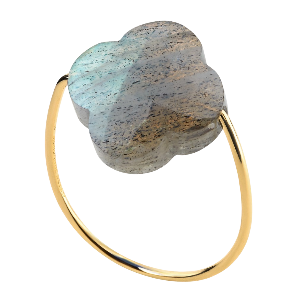 Bague, Labradorite, Or Jaune - Bijouterie Aurea｜Morges