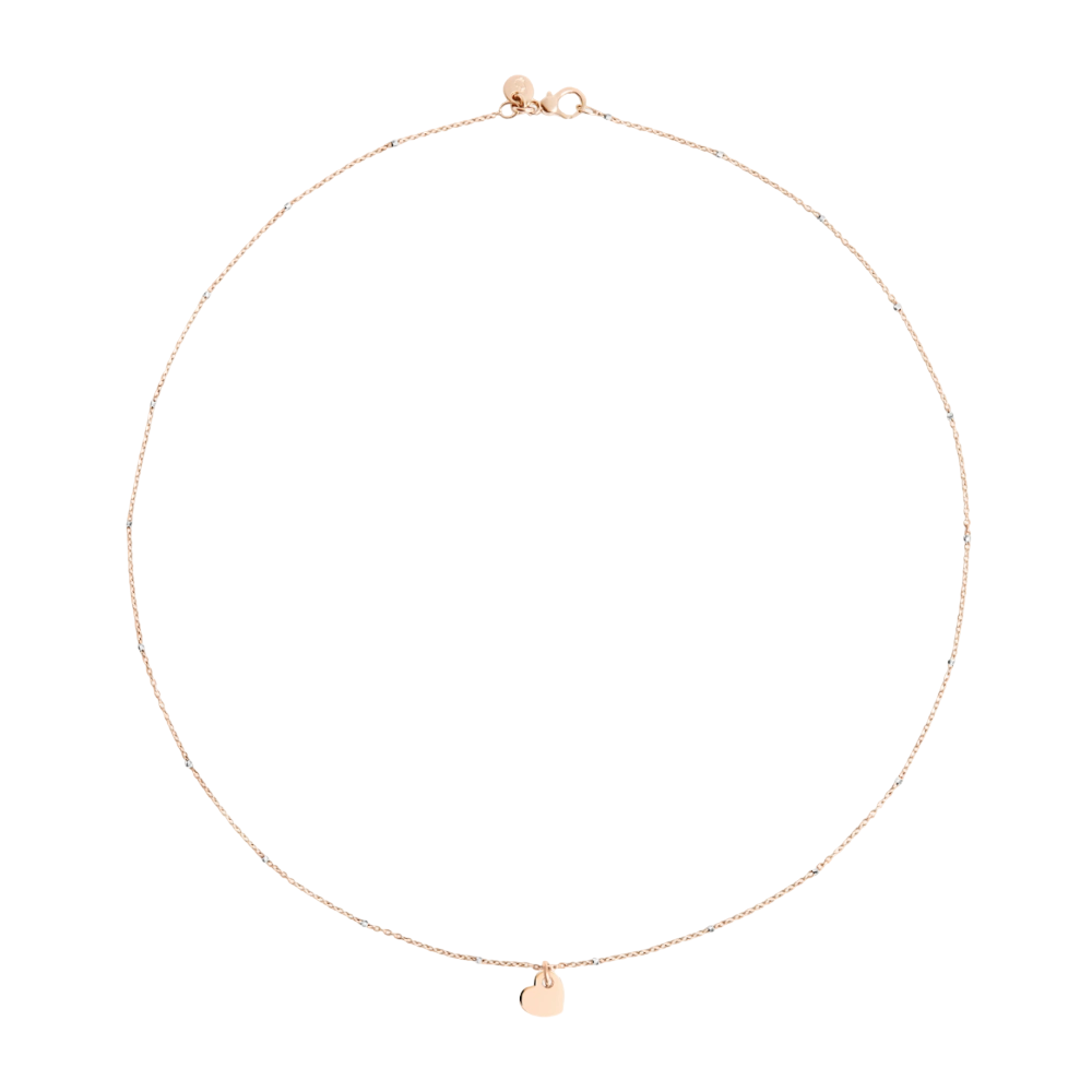 Collier Mini Cœur Or Rose