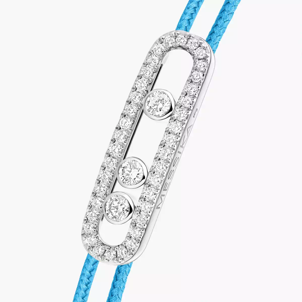 Bracelet cordon bleu pavé Messika Care(s)