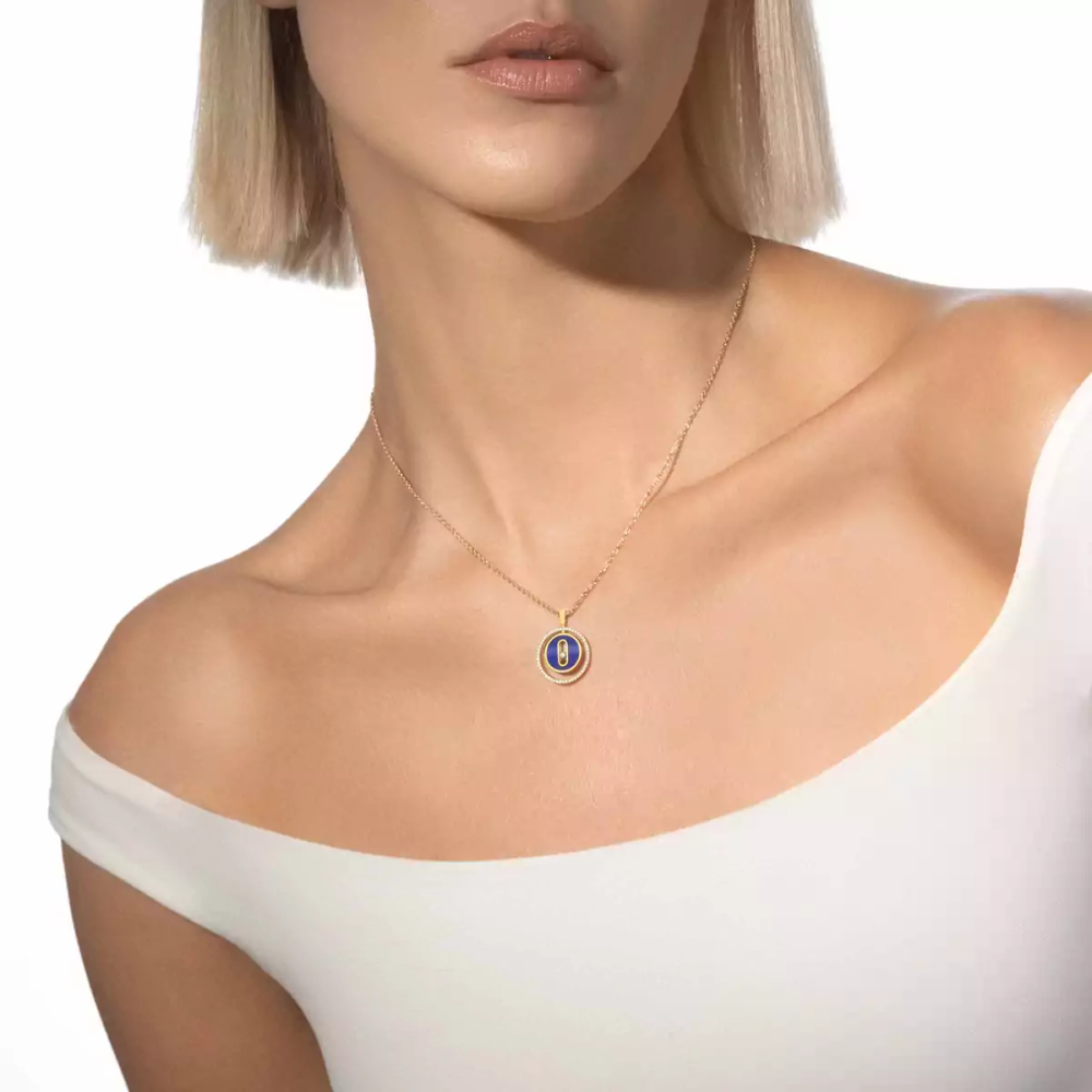 Collier Lucky Move lapis lazuli, petit modèle
