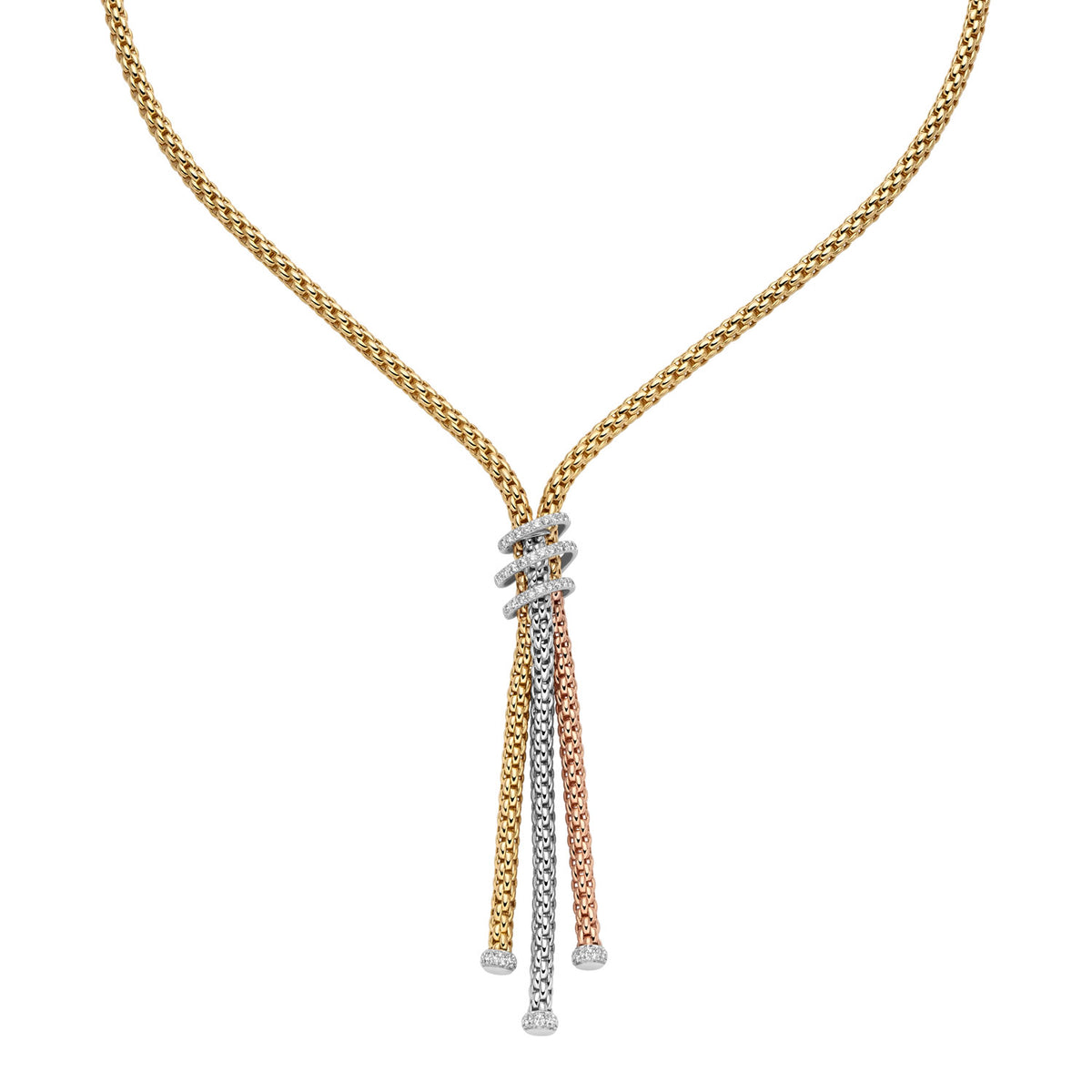 Collier Flex'it Prima Pendentif 3 Ors Fope - Bijouterie Aurea｜Morges