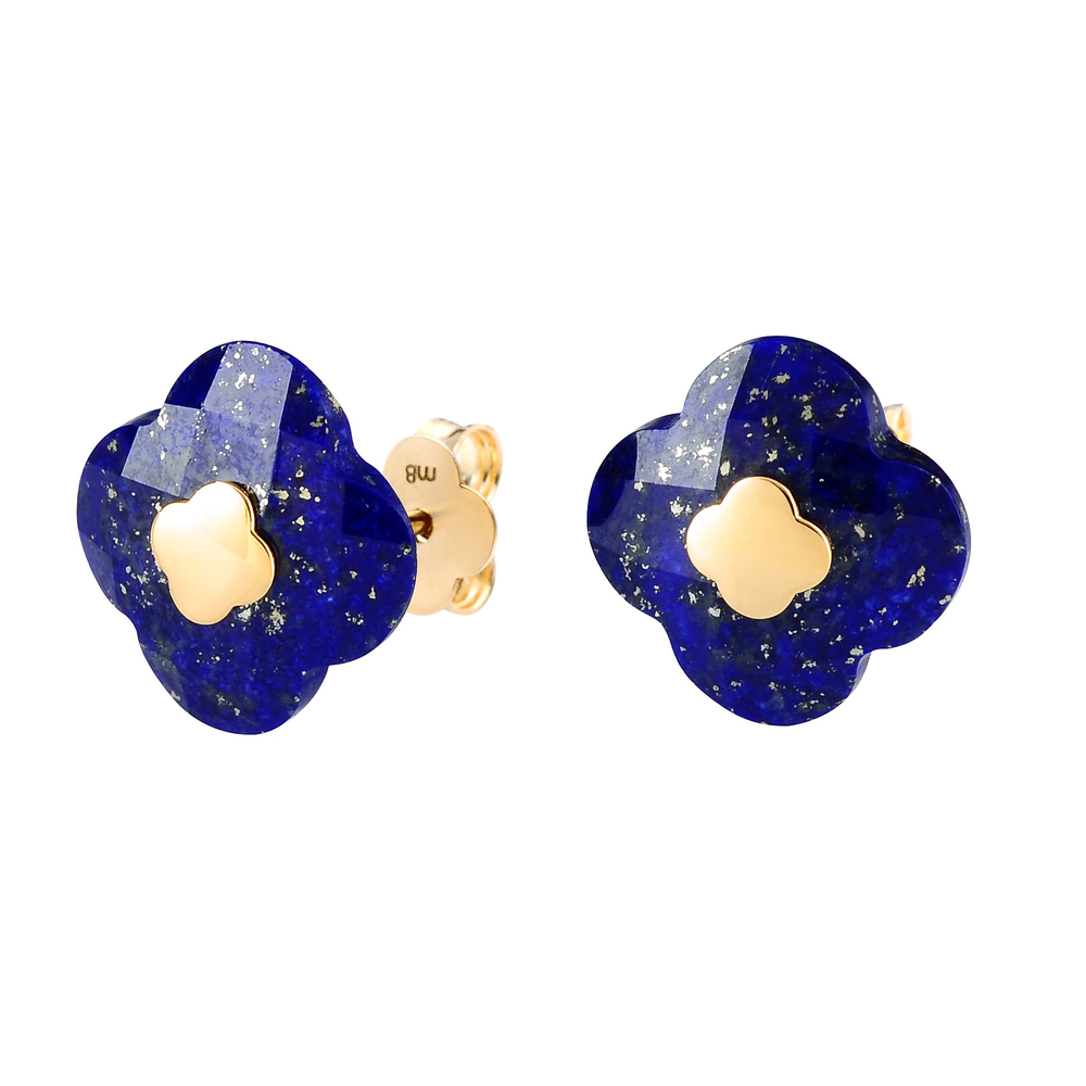 Puces, Lapis Lazuli, Or Jaune