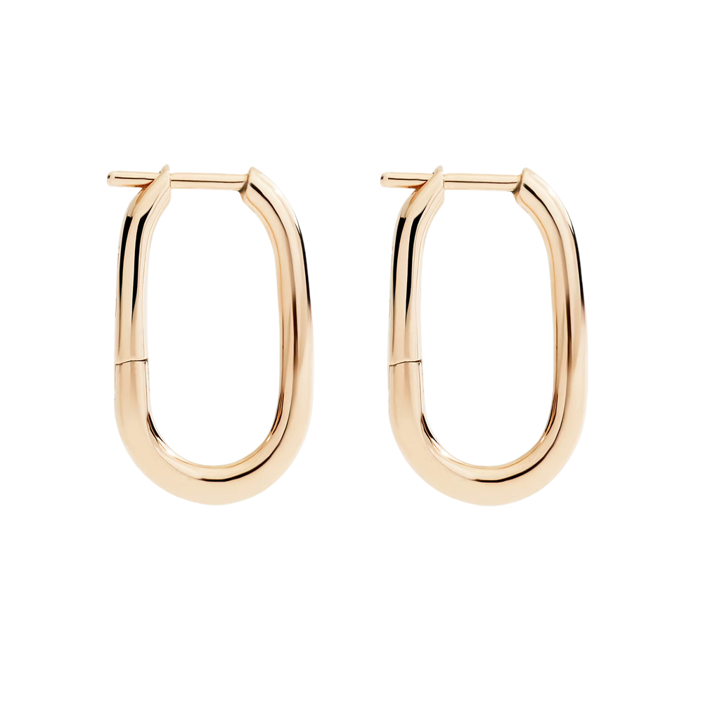 Boucles D'oreille Créole Essentials Or Rose