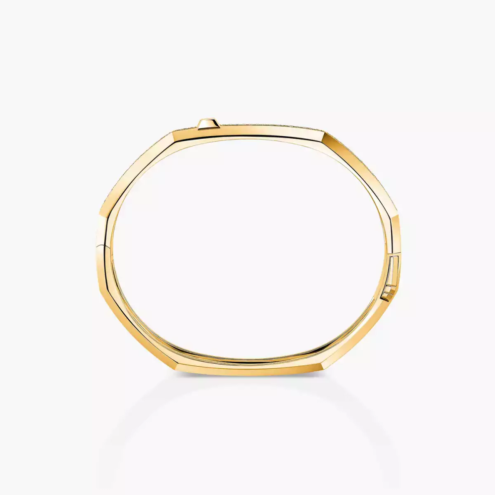 Bracelet Moderniste pavé, moyen modèle