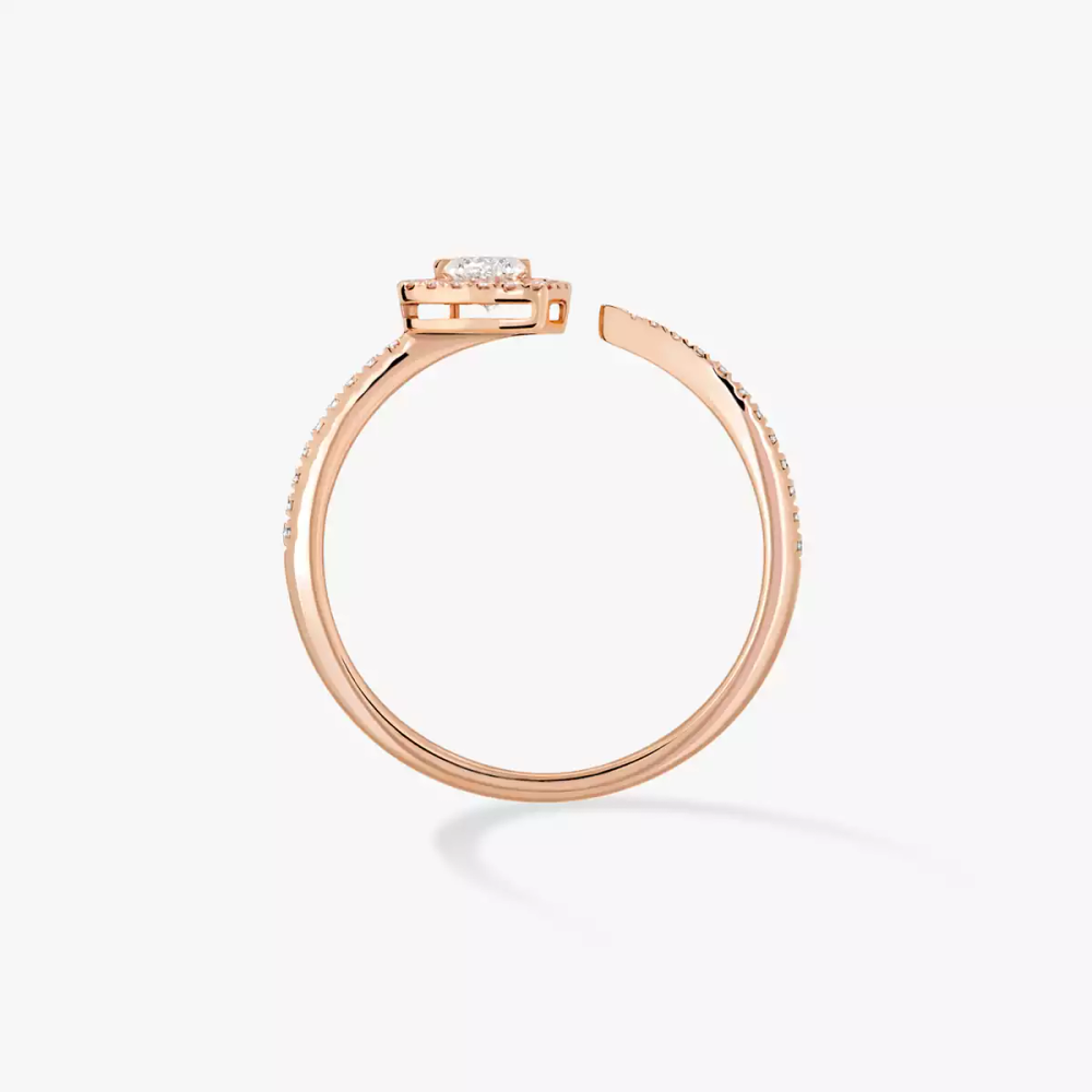 Bague solitaire Joy taille cœur, petit modèle