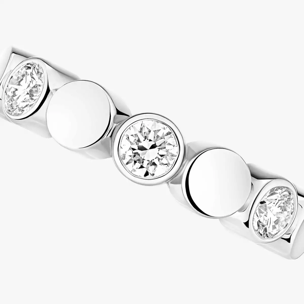Clip d'oreille D-Vibes Mono clip d'oreille en or blanc D-Vibes