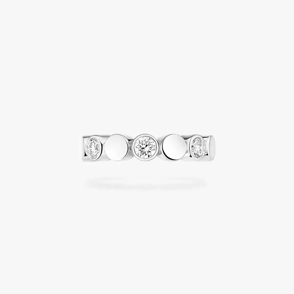 Clip d'oreille D-Vibes Mono clip d'oreille en or blanc D-Vibes