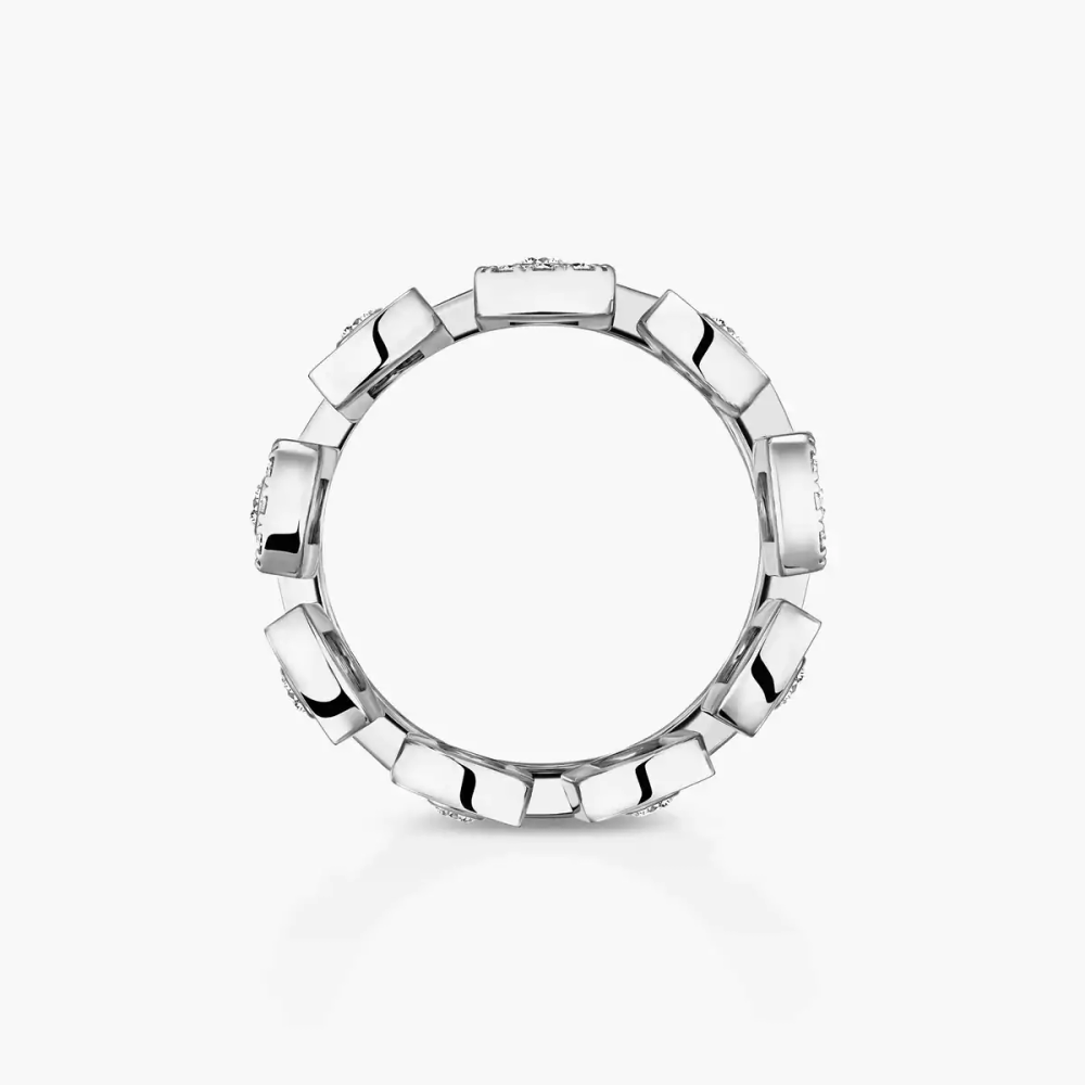 Bague Move Iconica Bague Diamant Or Blanc