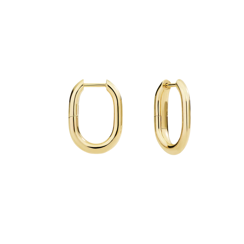 Boucles D’oreille Créoles Essentials Or Jaune