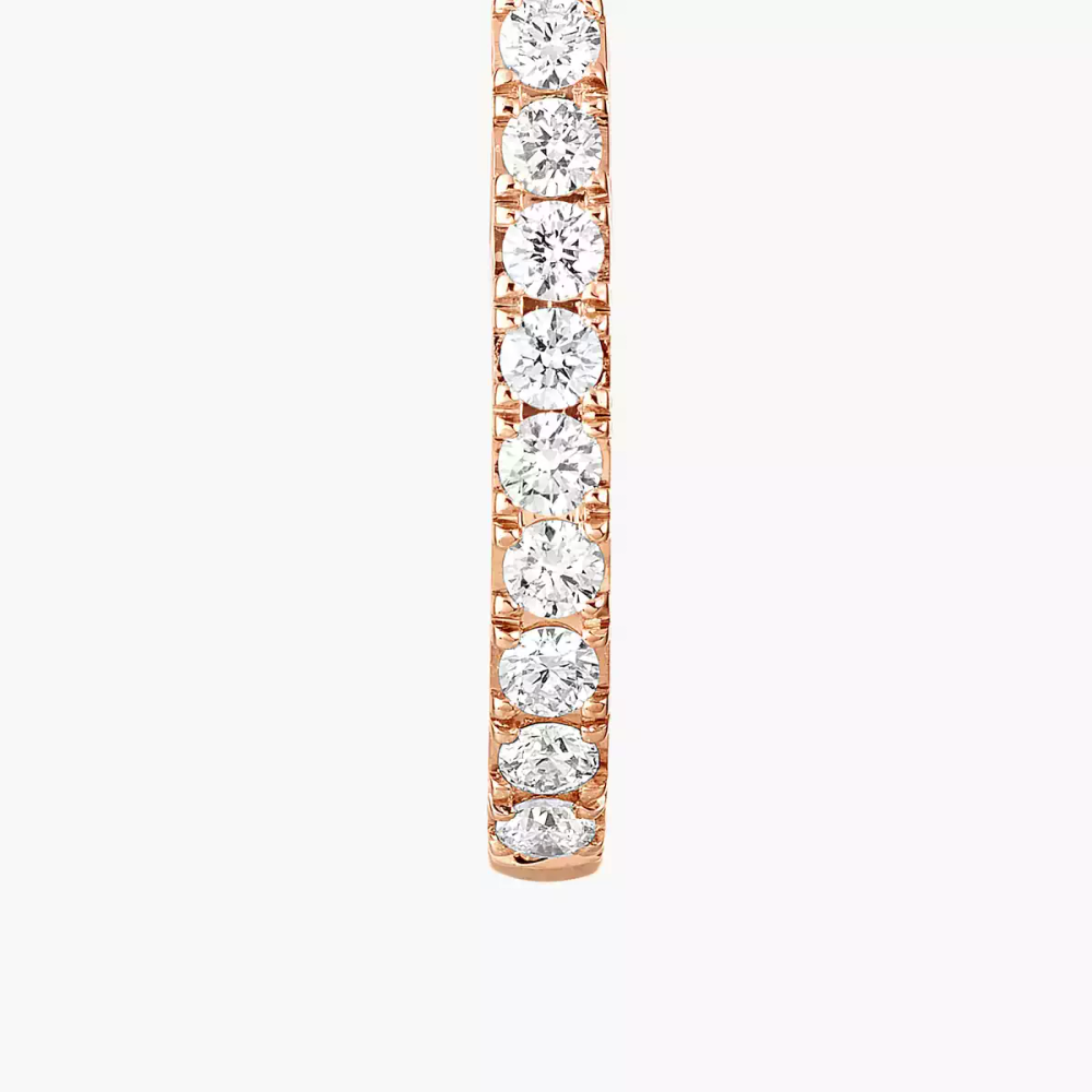 Boucles d'oreilles créoles Gatsby, petit modèle